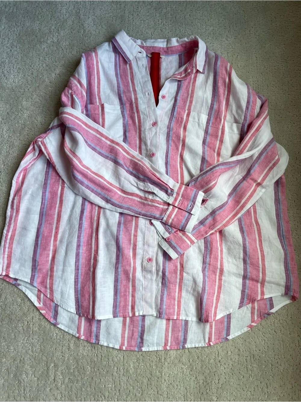 Left On Friday multicolored pink